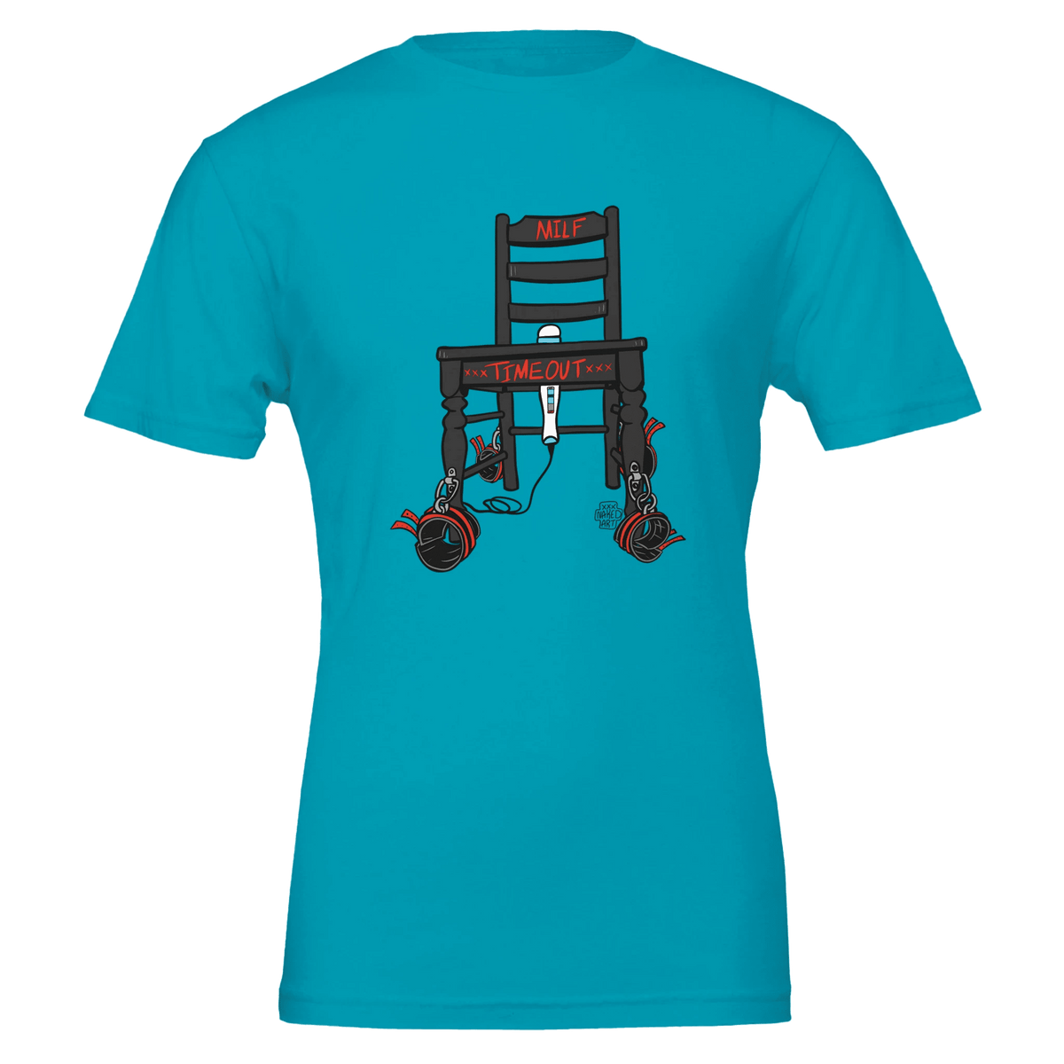 MILF Timeout Chair Tee – Cheeky Adult Humor – Unisex Bella+Canvas 3001 - Urban Muse & Sultry Hues