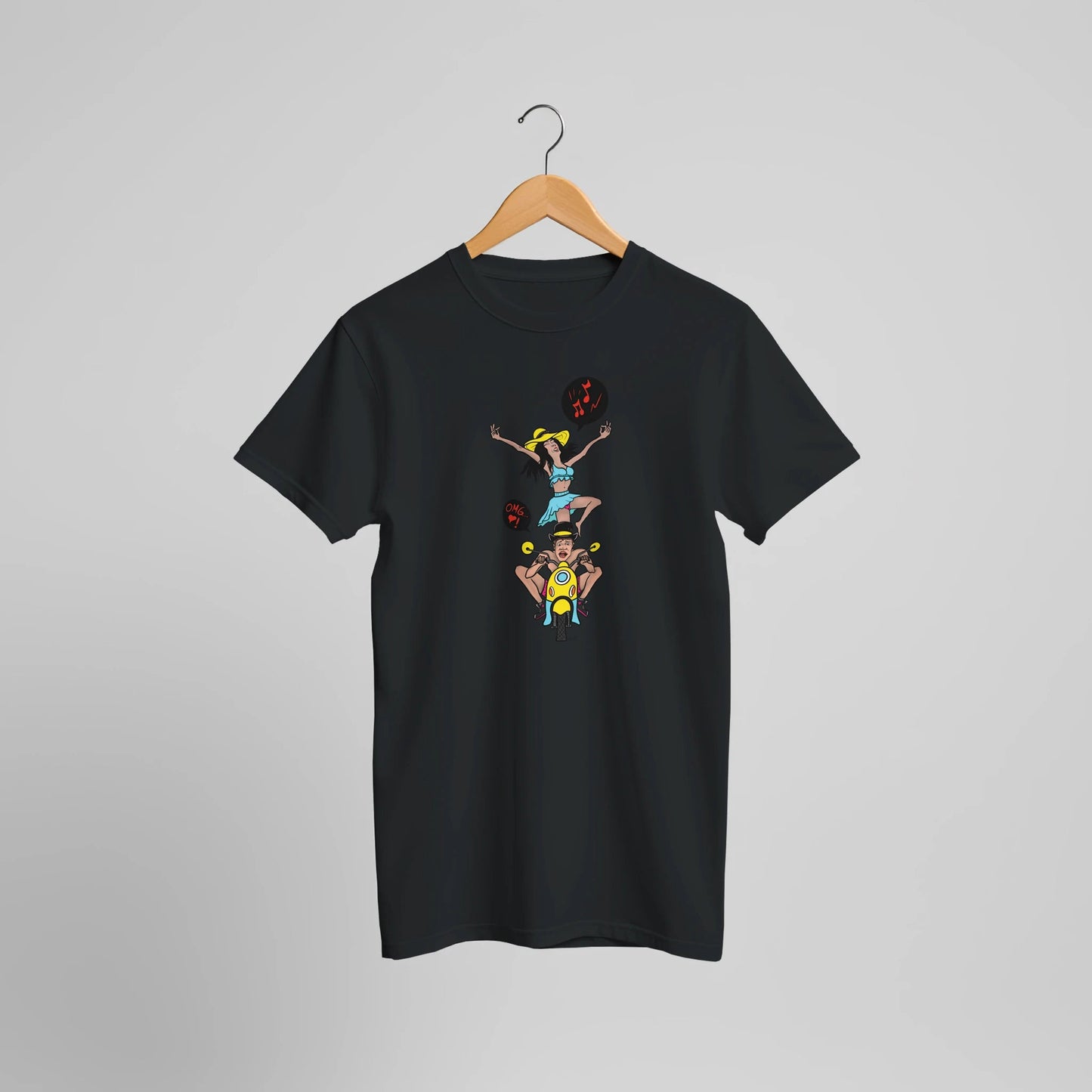 OMG I'm Going 28 Maaaan Scooter Tee – Unisex Bella+Canvas 3001 - Urban Muse & Sultry Hues