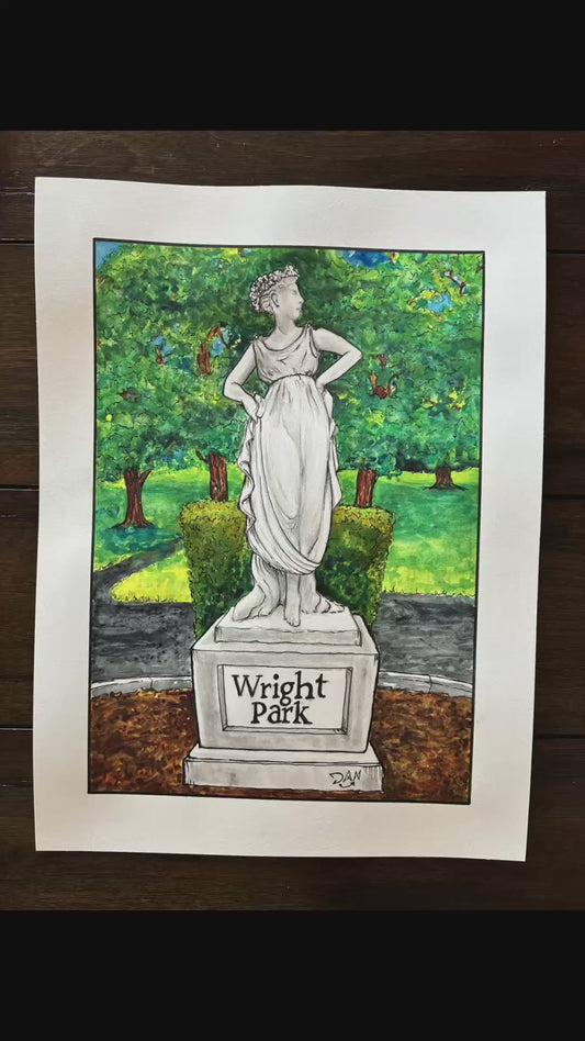 “Dancing Maiden” – Original Watercolor Painting