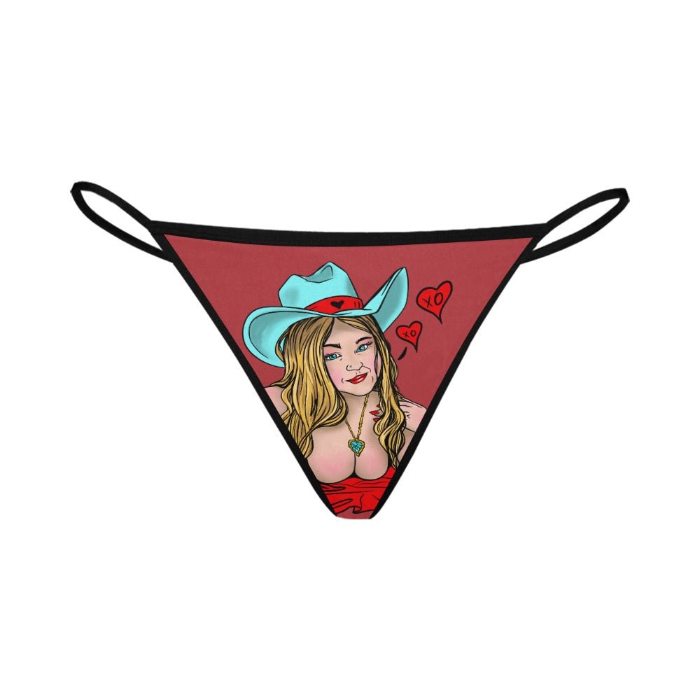 Sultry Howdy Cowgirl G-String Thong - Urban Muse & Sultry Hues
