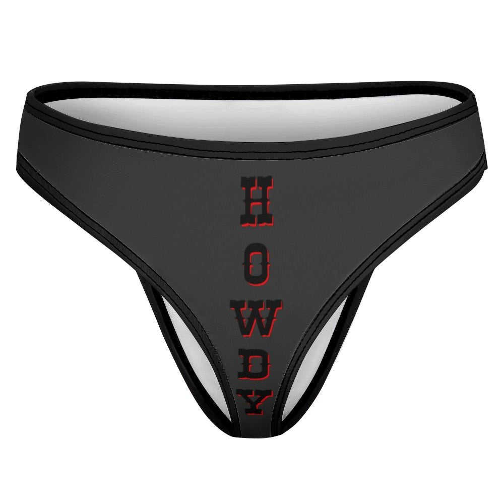 Sultry Howdy Cowgirl Ice Silk T-Back Thong - Urban Muse & Sultry Hues