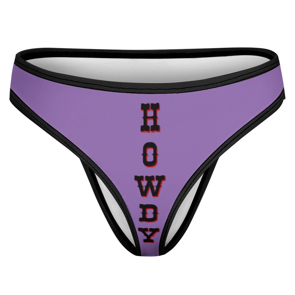 Sultry Howdy Cowgirl Ice Silk T-Back Thong - Urban Muse & Sultry Hues
