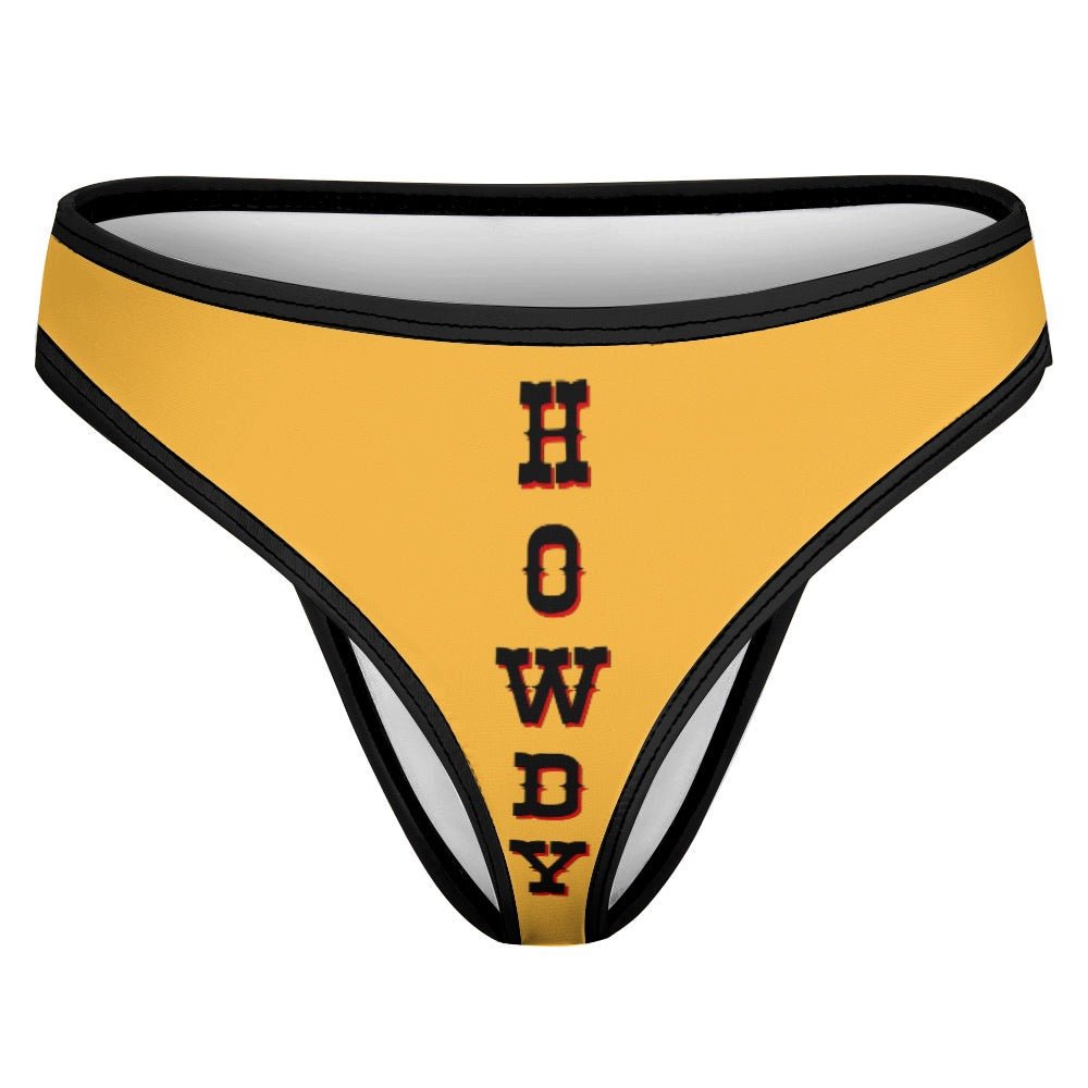 Sultry Howdy Cowgirl Ice Silk T-Back Thong - Urban Muse & Sultry Hues