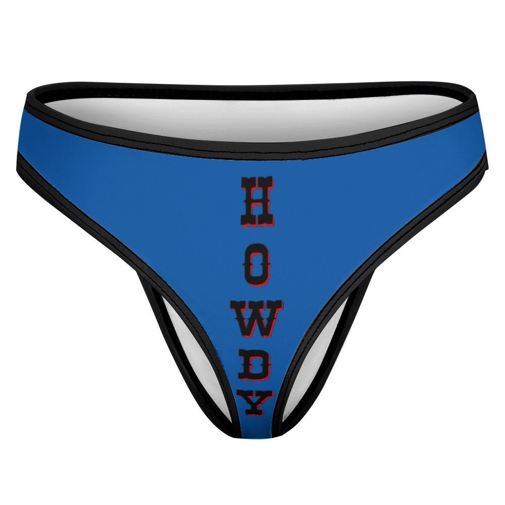 Sultry Howdy Cowgirl Ice Silk T - Back Thong - Urban Muse & Sultry Hues