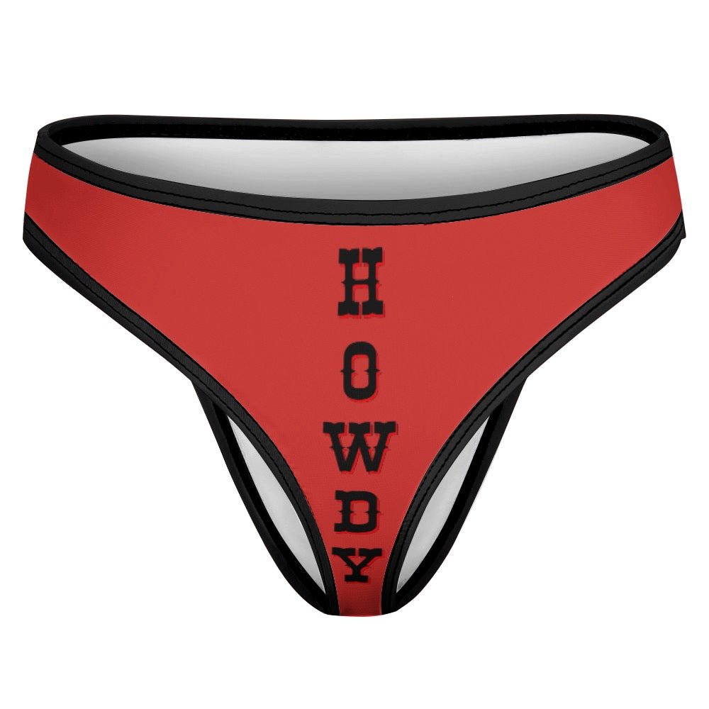 Sultry Howdy Cowgirl Ice Silk T-Back Thong - Urban Muse & Sultry Hues
