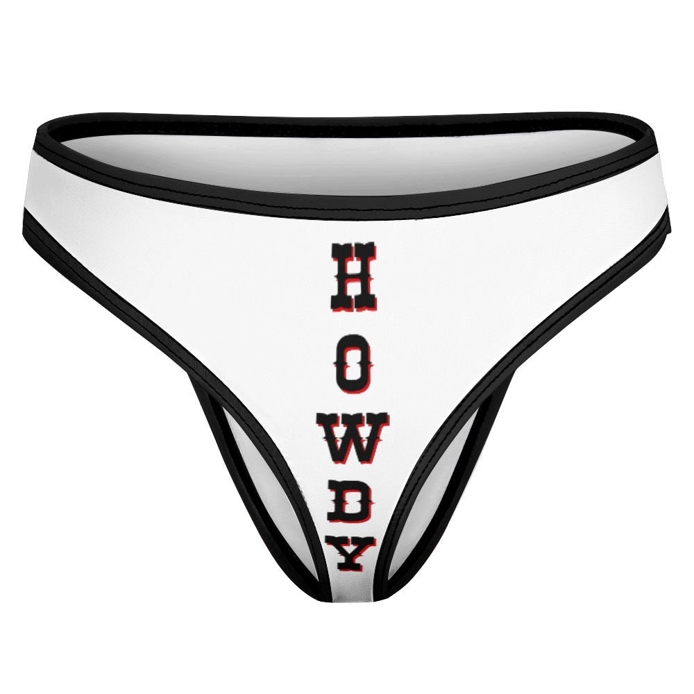 Sultry Howdy Cowgirl Ice Silk T-Back Thong - Urban Muse & Sultry Hues