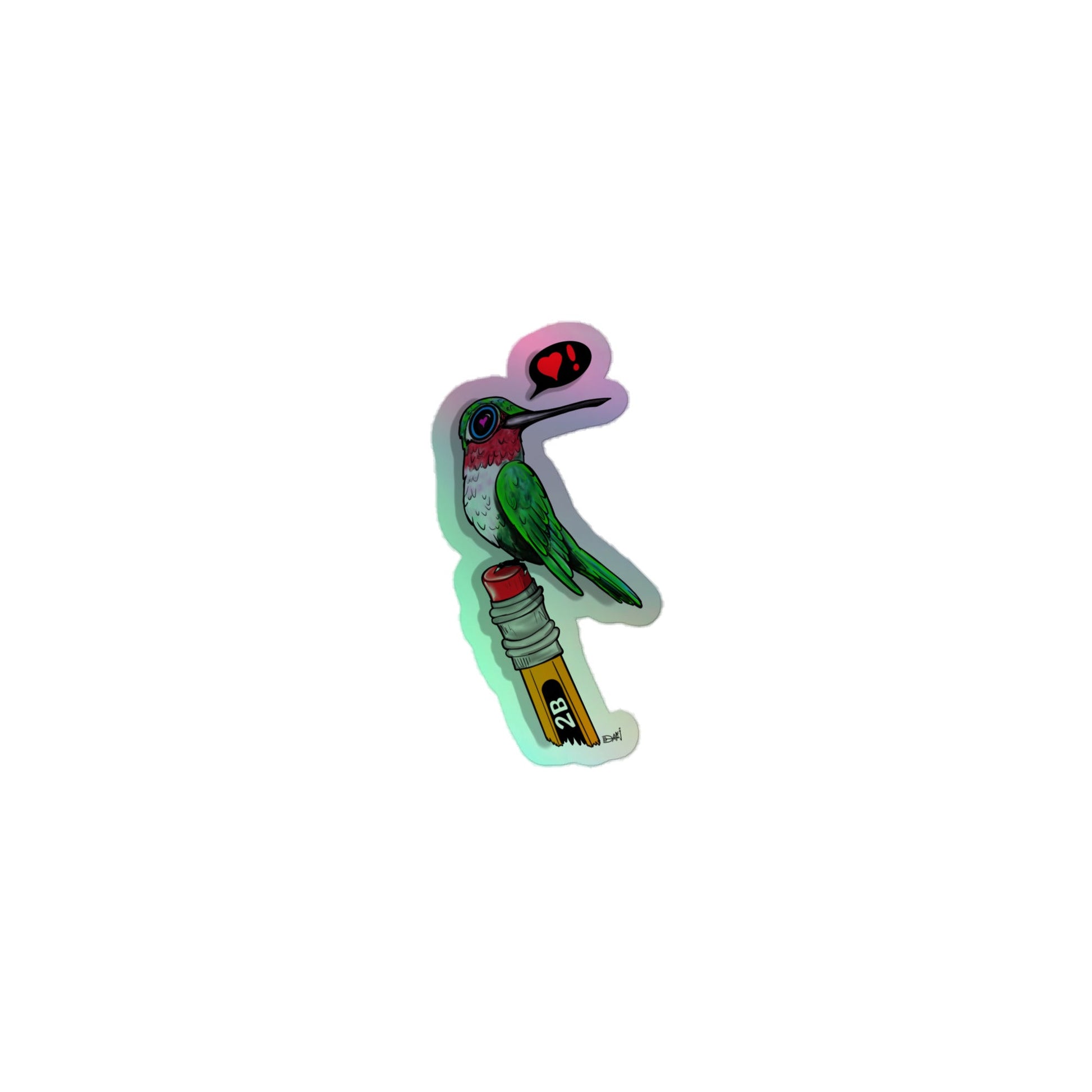 Teacher's Pet Hummingbird Holographic stickers - Urban Muse & Sultry Hues