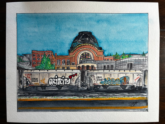 Union Station – Original Watercolor Painting