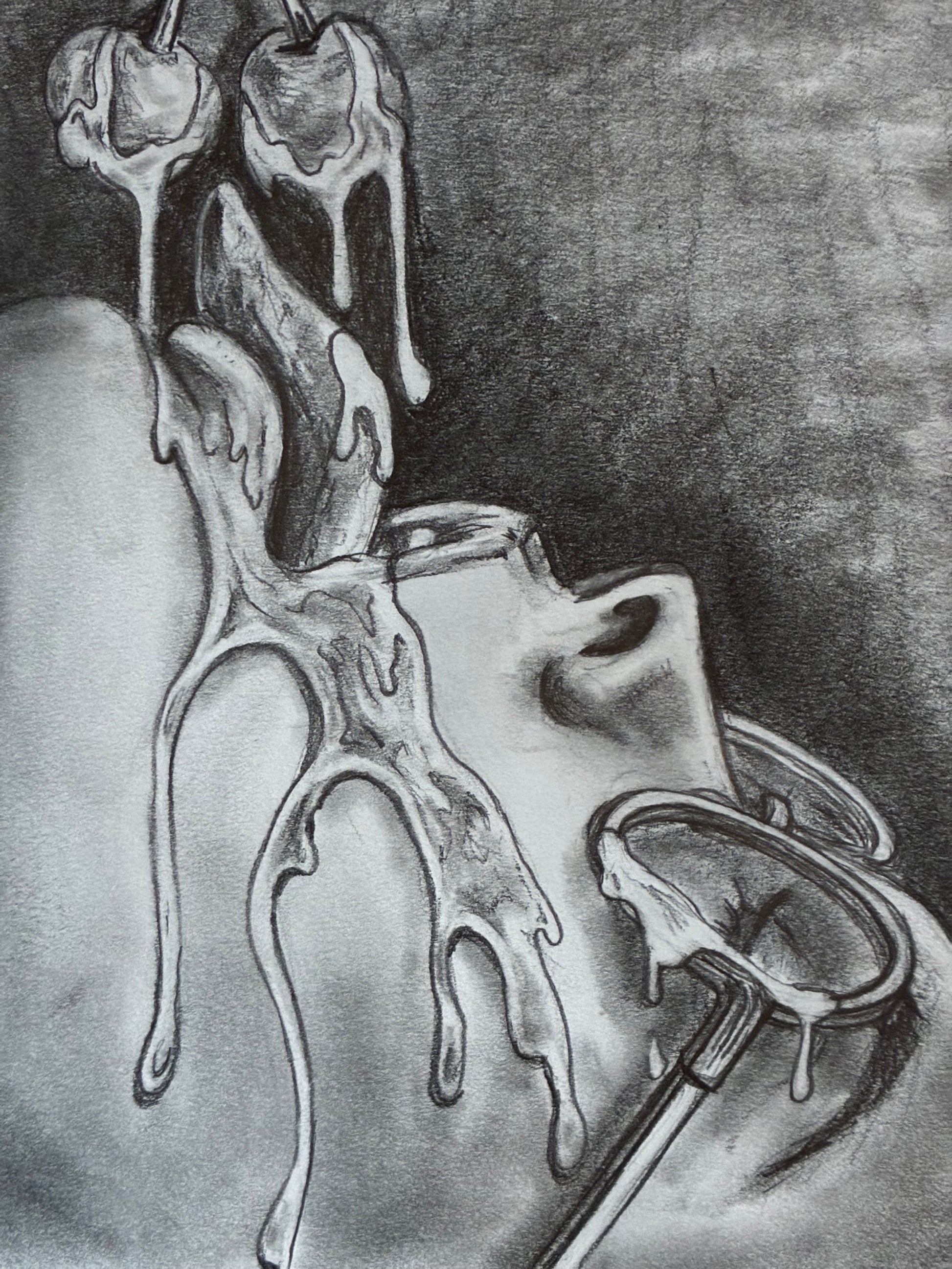 What a Juicy Fucking Mess! Pencil Drawing – 11x14 - Urban Muse & Sultry Hues