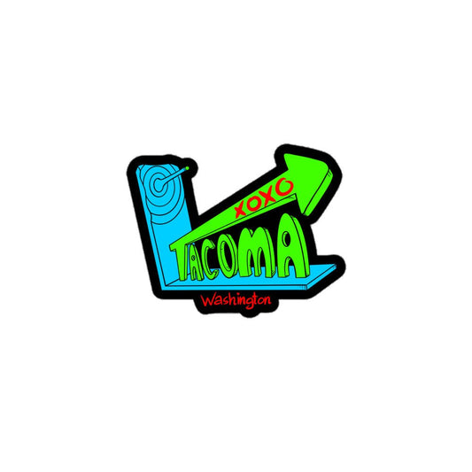 XOXO Tacoma Bubble-free stickers - Urban Muse & Sultry Hues