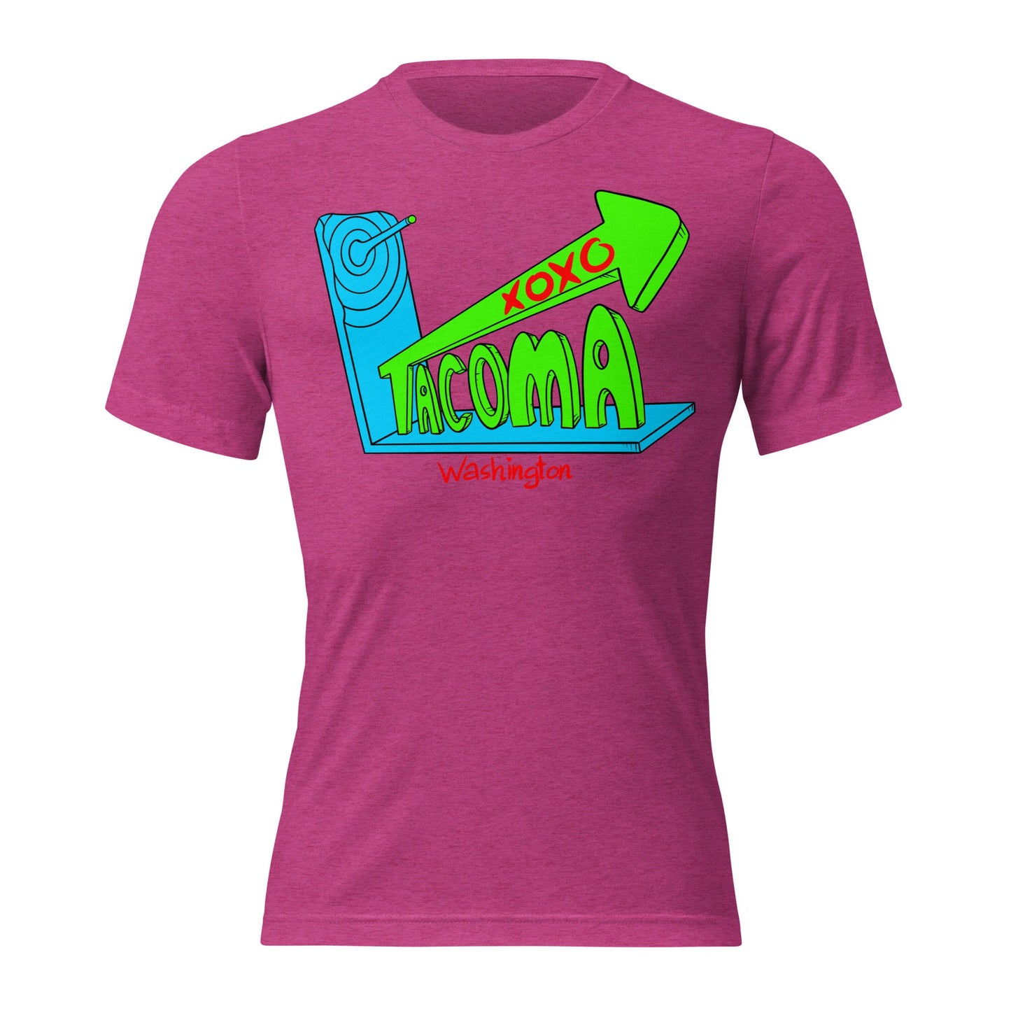 XOXO Tacoma Short sleeve t-shirt - Urban Muse & Sultry Hues