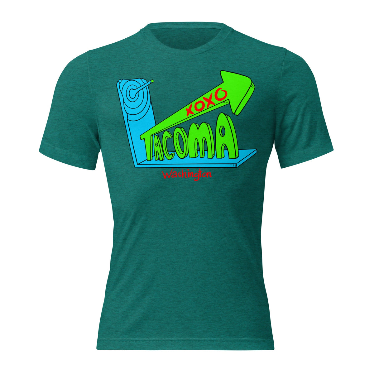 XOXO Tacoma Short sleeve t-shirt - Urban Muse & Sultry Hues