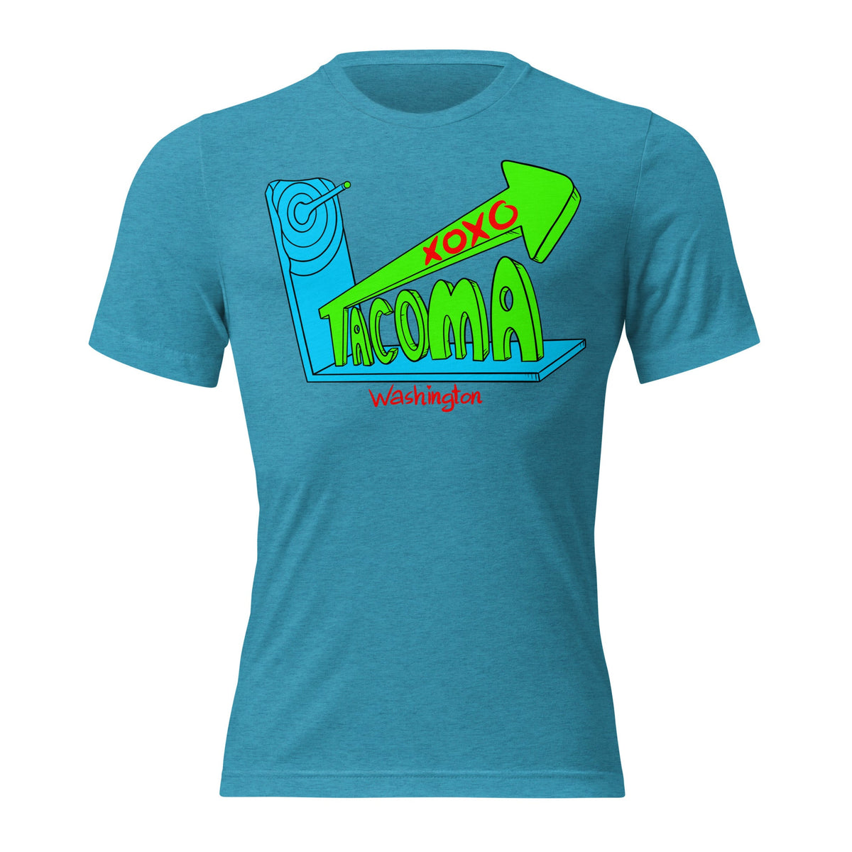 XOXO Tacoma Short sleeve t-shirt - Urban Muse & Sultry Hues