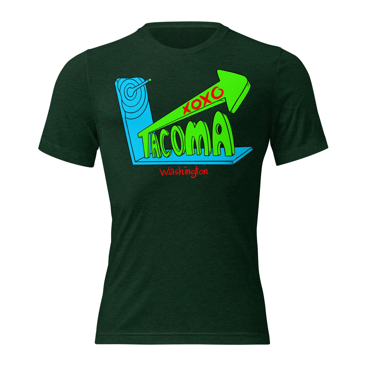 XOXO Tacoma Short sleeve t-shirt - Urban Muse & Sultry Hues
